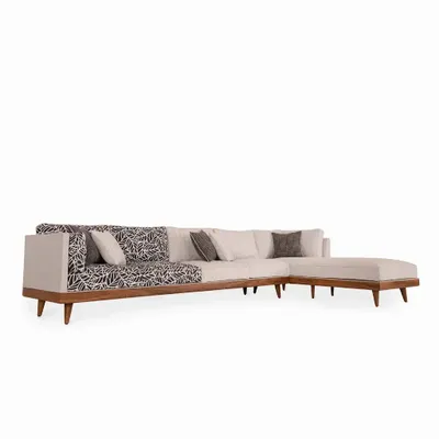 Sofas - Priamka - Six Seater Teakwood Sofa - ALANKARAM