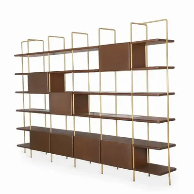Bookshelves - Refu Solidwood Decorative Unit with single drawer - ALANKARAM