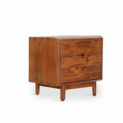 Night tables - Regal - Teakwood Bedside Unit - ALANKARAM