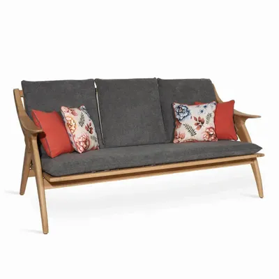 Sofas - Rocnik - Three Seater Solidwood Sofa - ALANKARAM