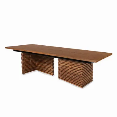 Other tables - Smola Teakwood Conference / Dining Table - ALANKARAM