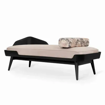 Canapés - Lit de repos / Diwan en bois massif Sohva - ALANKARAM