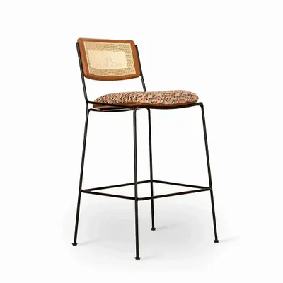Chairs - Tkati Rattan Back Bar / High Chair - ALANKARAM