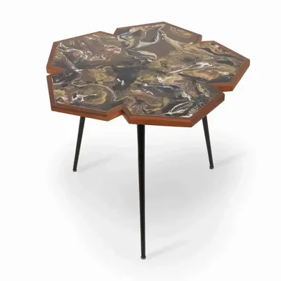 Other tables - Toi - Metal Side Table with Multicolor - ALANKARAM