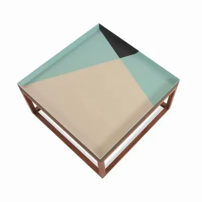 Other tables - Trei - Teakwood Square Center Table - ALANKARAM