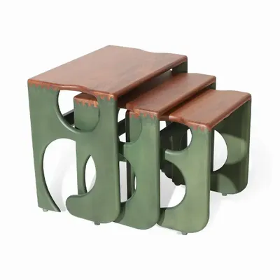 Other tables - Tridha - Solidwood Side/Nested Table - ALANKARAM