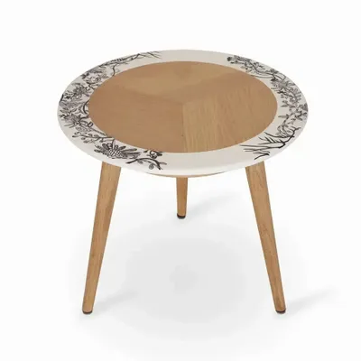 Other tables - Tripadi - Handpainted Side Table - ALANKARAM