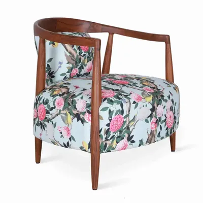 Chairs - Uru - Lounge Chair Without Brass capping - ALANKARAM