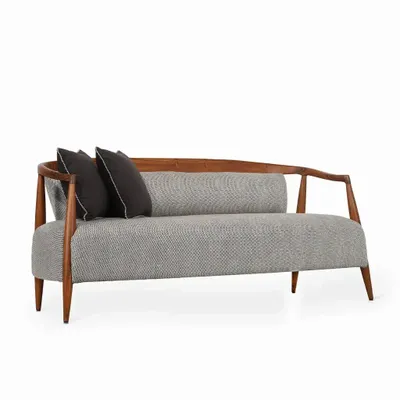 Canapés - Uru - Canapé trois places sans revêtement en laiton - ALANKARAM