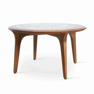 Other tables - Vartula - Handpainted Side Table - ALANKARAM