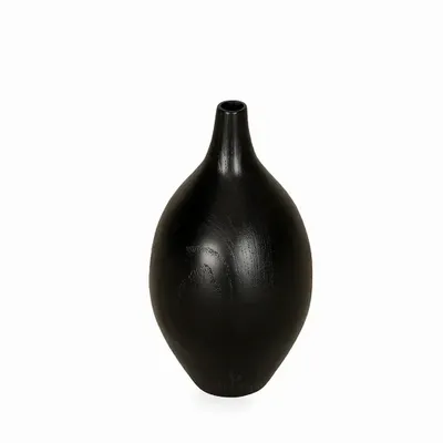 Decorative objects - Vase - The Artisanal Solidwood Accent - ALANKARAM
