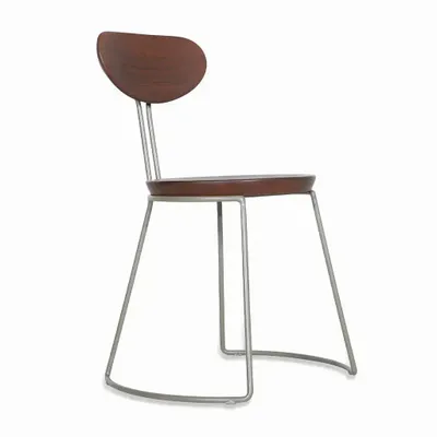 Chairs - Viboko - Dinign Chair With Wooden seat - ALANKARAM