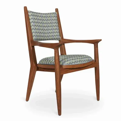 Chairs - Vinil - Dining Chair With Handrest - ALANKARAM
