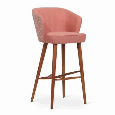 Chairs - Whawhe - High/Bar Chair with Printed Back - ALANKARAM