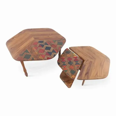 Other tables - Wimbi - Teakwood Center Table - ALANKARAM