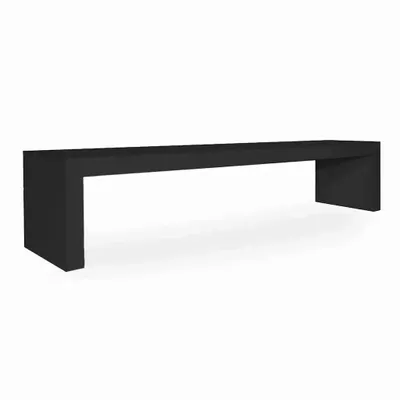 Benches - Xarak Solidwood Bench with Black Stain - ALANKARAM