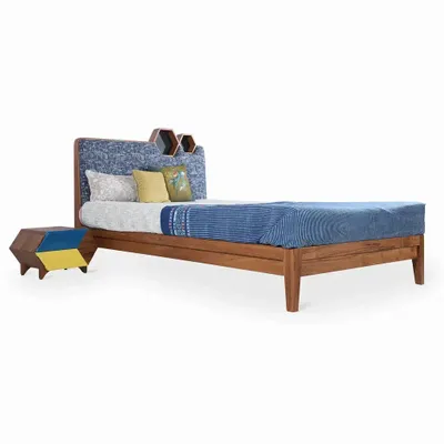Beds - Xira - Queen Size Bed - ALANKARAM