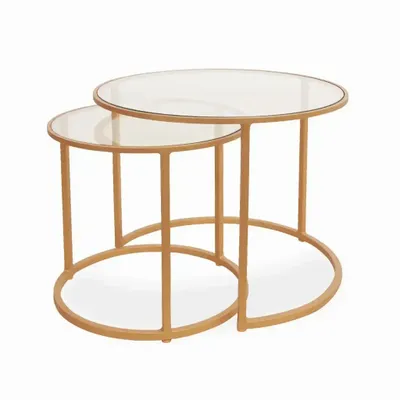 Other tables - Yarik - Metal Center/Nested table - ALANKARAM