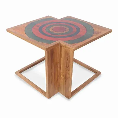 Other tables - Zobba - Teakwood Side Table - ALANKARAM