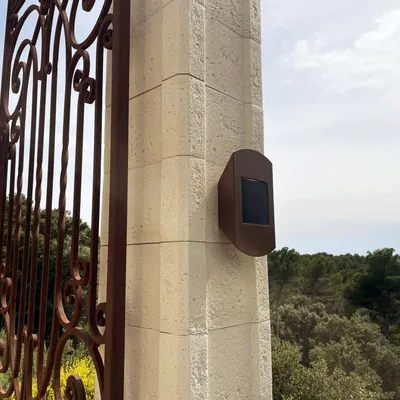 Outdoor wall lamps - Solar wall light VERTY - LYX LUMINAIRES