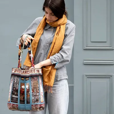 Homewear textile - Tote bag Paris Boulangerie - MARON BOUILLIE