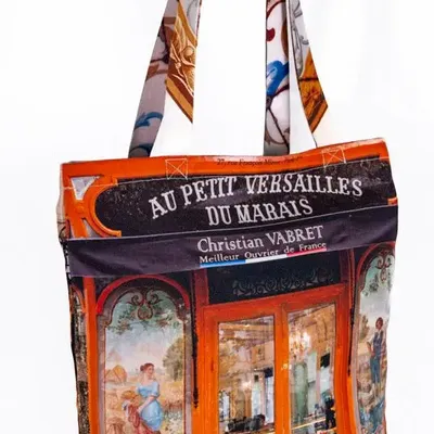Homewear - Paris Boulangerie tote bag - MARON BOUILLIE