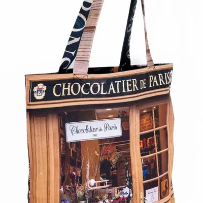 Homewear textile - Tote bag Paris Confiserie - MARON BOUILLIE