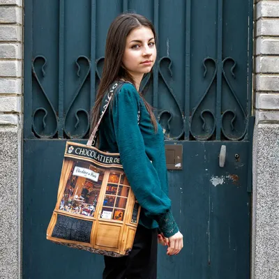 Homewear textile - Tote bag Paris Confiserie - MARON BOUILLIE