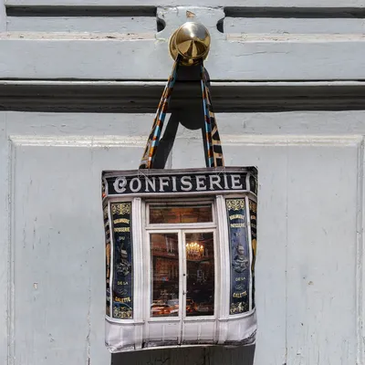 Homewear - Paris Confectionery tote bag - MARON BOUILLIE