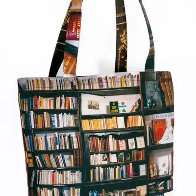 Homewear - Paris Librairies tote bag - MARON BOUILLIE