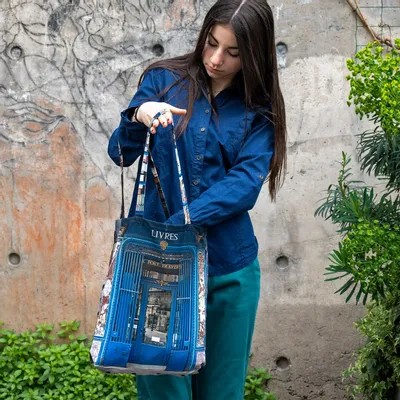 Homewear textile - Tote bag Paris Librairies - MARON BOUILLIE