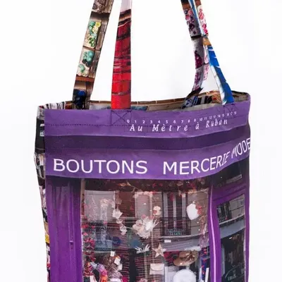 Homewear - Paris Mode tote bag - MARON BOUILLIE