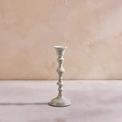 Decorative objects - Rubbed Enamel Candle Holders - BE HOME