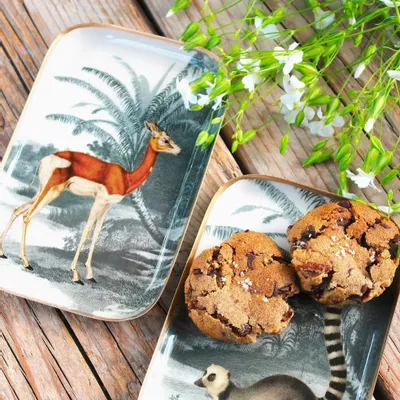 Trays - Gazelle enamelled tray - PARADISIO IMAGINARIUM