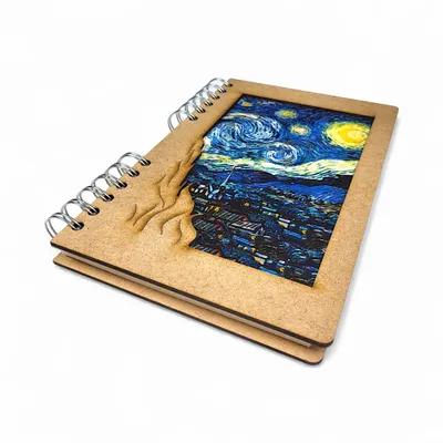 Stationery - Journal de la nuit étoilée de Van Gogh - KOMONI AMSTERDAM