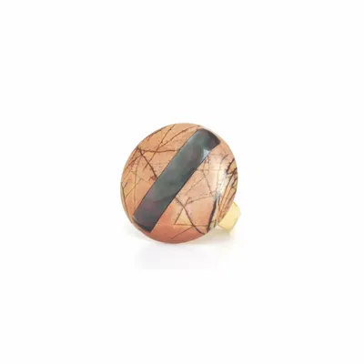 Bijoux - Bague ajustable ronde – L’ILE ROUSSE - NATURE BIJOUX