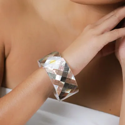 Jewelry - 4 shell marquetry articulated bracelet – SAN LAZZARO - NATURE BIJOUX