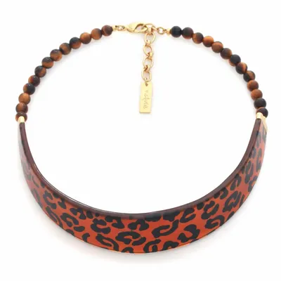 Bijoux - Collier torque félin – JAGUAR - NATURE BIJOUX