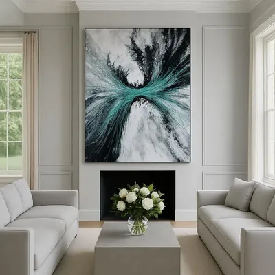Tableaux - Peinture acrylique en résine « Crescendo ». - TURIK&ART (KSENIIA TURIK)