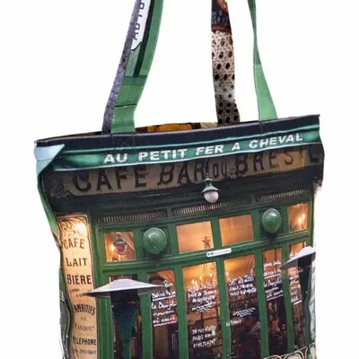 Homewear - Paris Café tote bag - MARON BOUILLIE