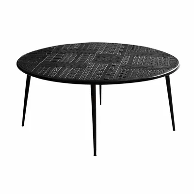 Coffee tables - Coffee table in mango wood and metal legs - GINER Y COLOMER
