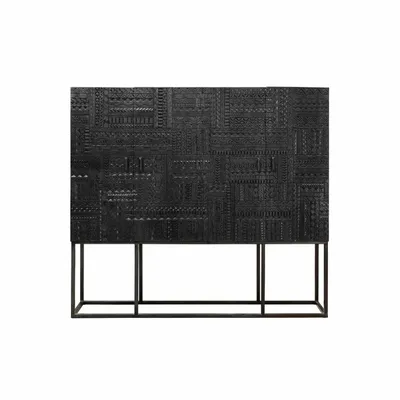 Sideboards - Mango wood display case and metal legs - GINER Y COLOMER