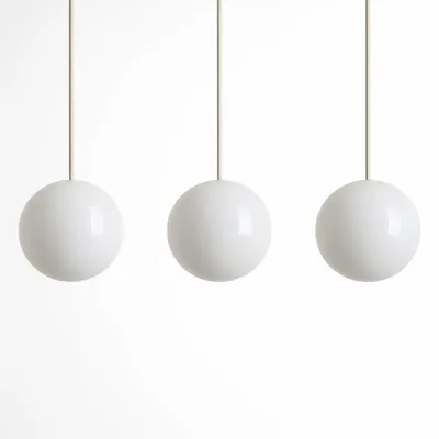 Ceiling lights - Set 3 Pieces -Ambient Lighting Glass Sphere Small Bulb Lamp - MOR