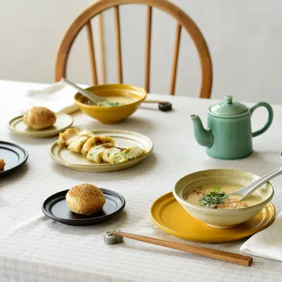 Assiettes au quotidien - Le temps - MARUMITSU POTERIE