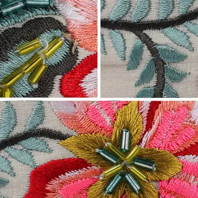 Accessoires cheveux - Embroidered floral patterns - NAMJOSH