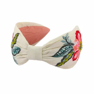 Accessoires cheveux - Motifs floraux brodés - NAMJOSH