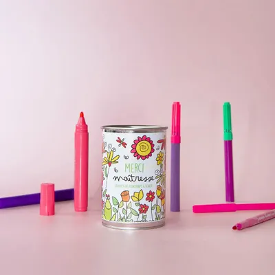 Children's arts and crafts - Sowing kit\" Merci Maîtrise\” made in France - MAUVAISES GRAINES