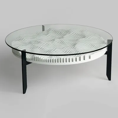 Design objects - VA 02 White- White Table - ANTOINE F.