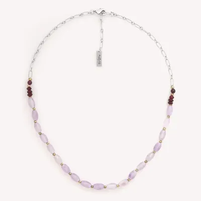 Jewelry - Amethyst thin necklace - Gotborg - NATURE BIJOUX