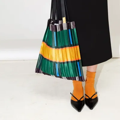 Bags and totes - Pleated Tote Bag | Orosei - MULTITUDES